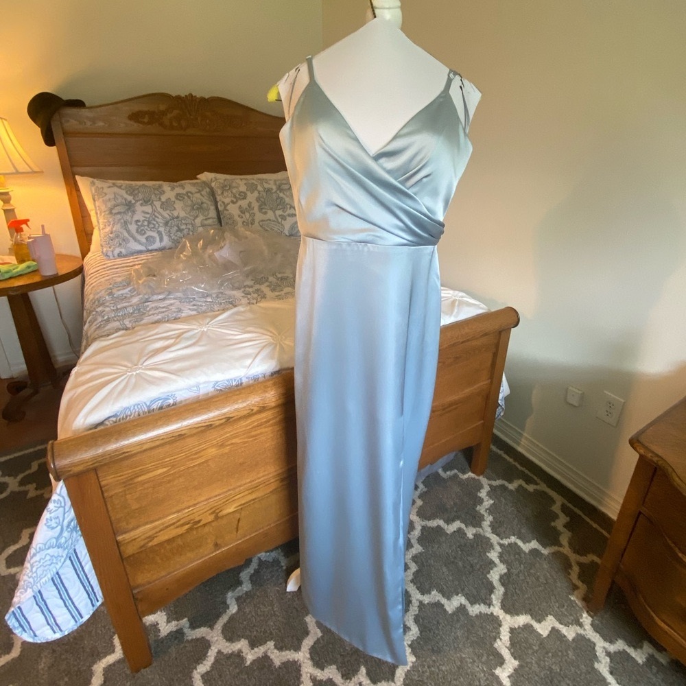 Revelry Rava Satin Bridesmaids Dress